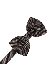 Load image into Gallery viewer, Peach Venetian Pin Dot Bow Tie
