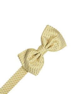 Cinnamon Venetian Pin Dot Bow Tie