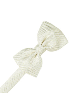 Gold Venetian Pin Dot Bow Tie