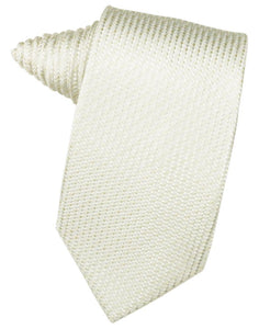 Platinum Venetian Pin Dot Necktie