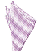 Load image into Gallery viewer, Lavender Venetian Pin Dot Pocket Square
