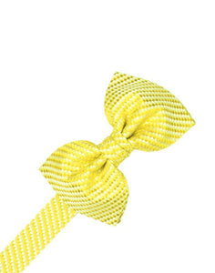 Harvest Maize Venetian Pin Dot Bow Tie