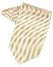 Load image into Gallery viewer, Gold Venetian Pin Dot Necktie
