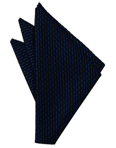 Silver Venetian Pin Dot Pocket Square