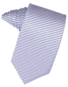 Platinum Venetian Pin Dot Necktie