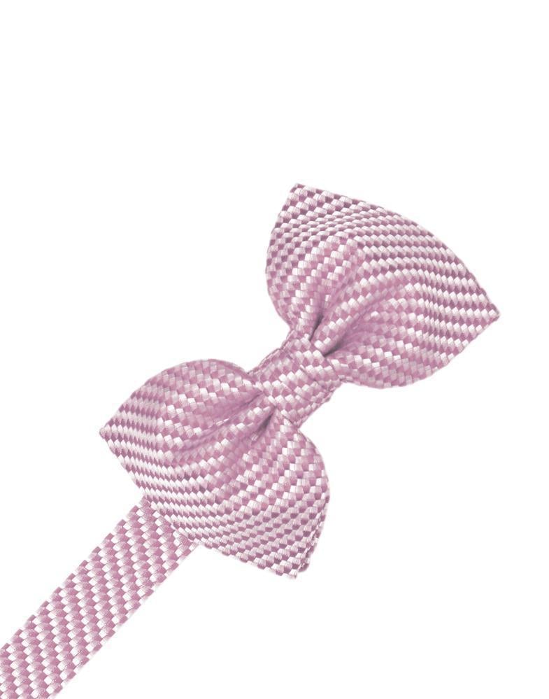 Rose Venetian Pin Dot Bow Tie