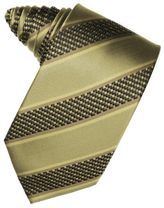 Rose Venetian Pin Dot Striped Necktie