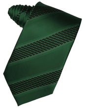 Load image into Gallery viewer, Harvest Maize Venetian Pin Dot Striped Necktie
