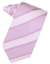 Load image into Gallery viewer, Heather Venetian Pin Dot Striped Necktie
