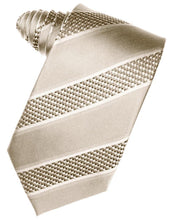 Load image into Gallery viewer, Silver Venetian Pin Dot Striped Necktie
