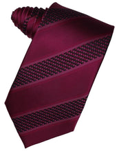 Load image into Gallery viewer, Heather Venetian Pin Dot Striped Necktie
