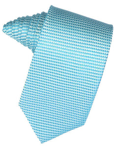 Powder Blue Venetian Pin Dot Necktie