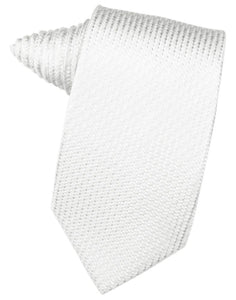 Platinum Venetian Pin Dot Necktie