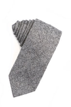 Load image into Gallery viewer, Black &amp; White Tweed Necktie
