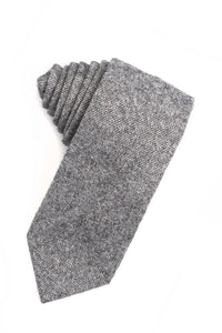 Black & White Tweed Necktie