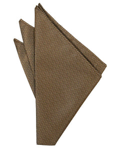 Jade Herringbone Pocket Square