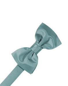 Midnight Blue Luxury Satin Bow Ties