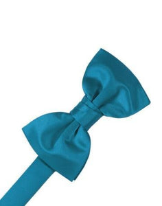 Midnight Blue Luxury Satin Bow Ties